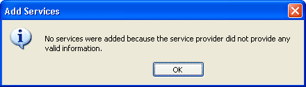 Registration error